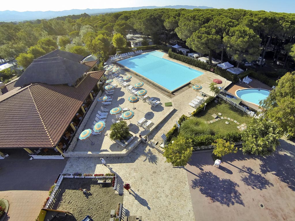 Die abwechslungsreiche Ferienanlage Free Beach in der Toskana